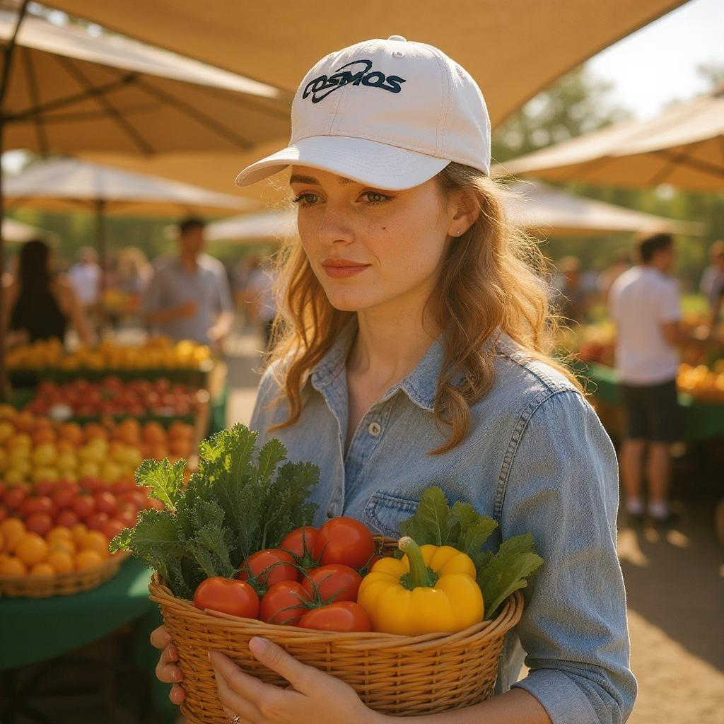 Cosmos Embroidered Hat - Dream Big