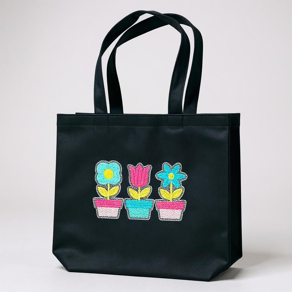 Potted Blooms Tote Bag- Stylish and Practical!