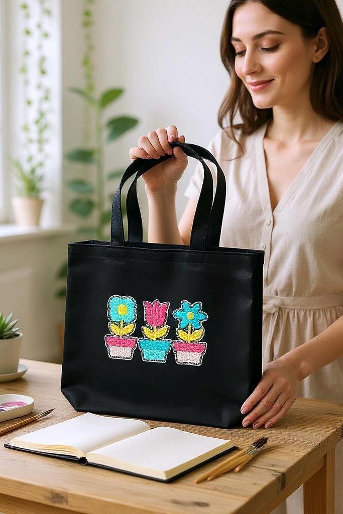 Embroidered Tote Bags