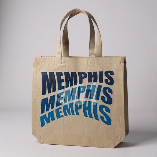 The Memphis Wave Tote Bag- Stylish and Eco-Friendly